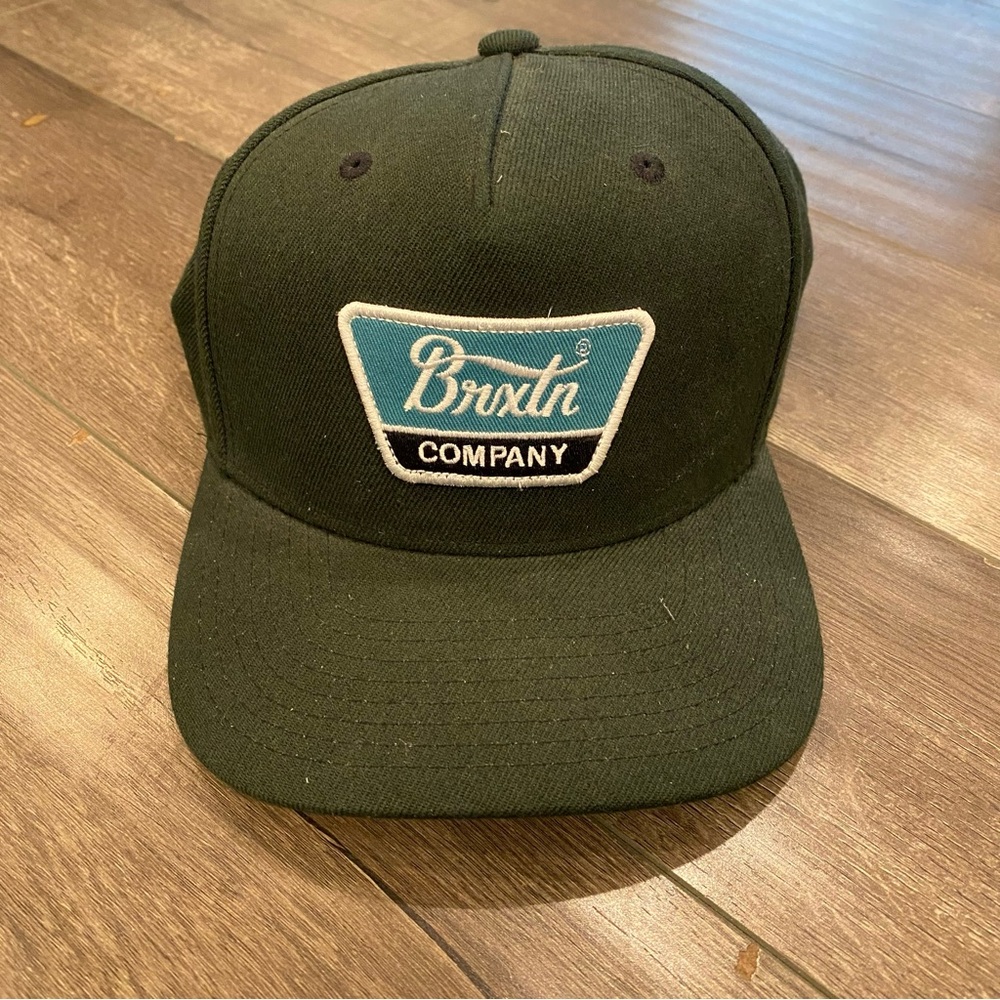 Brixton Dark Green Cap with Logo Patch